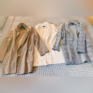 J Crew Open Collar Blazers